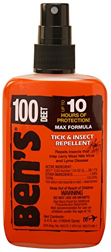 Ben's 100 Tick and Insect Repellent Pump 3.4 Fl Oz
