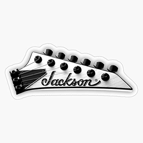 Jackson Headstock Vinyl Waterproof Sticker Decal Car Laptop Wall Window Bumper Sticker 5'