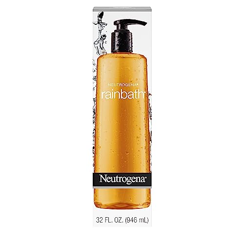 Neutrogena Rainbath Refreshing and Cleansing Shower and Bath Gel, Moisturizing Daily Body Wash Cleanser and Shaving Gel with Clean Rinsing Lather, Original Scent, 32 fl. Oz