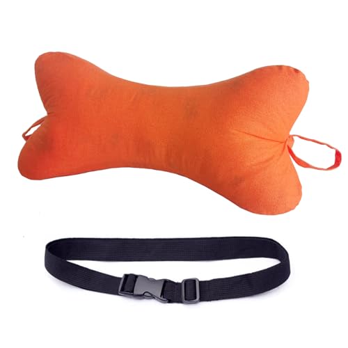 Neck & Cervical Pillows Dog Bone Shaped Travel Neck Pillows With Washable Removable Cover Have Loops On Either End For Car Bus Truck Driving Comfort Head Rest Support Neck Chiropractic Pillow (Color