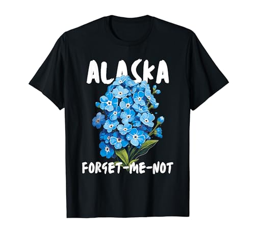 Alaska Forget-Me-Not Flower T-Shirt