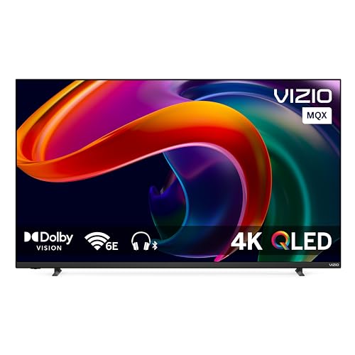 VIZIO 50-inch MQX-Series 4K 120Hz QLED HDR10+ Smart TV with Dolby Vision, Active Full Array, 240Hz @ 1080p PC Gaming, WiFi 6E, Apple AirPlay, Chromecast Built-in, M50QXM-K01, 2023 Model