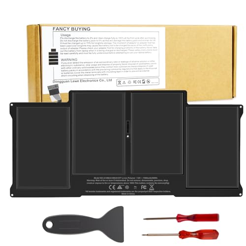 A1466 A1405 Laptop Battery for MacBook Air 13 inch A1466 (Mid 2012,Mid 2013,Early 2014, Early 2015,2017) A1369(Late 2010,Mid 2011 Version) fits A1496 A1377 (EMC :2925, 2469, 2559, 2392) [Upgraded 3.0]