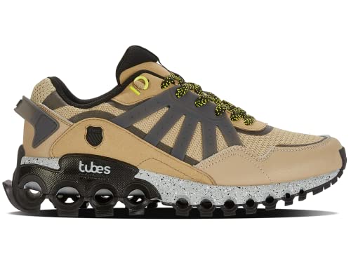 K-Swiss Men's Tubes Sport Trail Shoe, Starfish/Black/Charcoal, 10 M