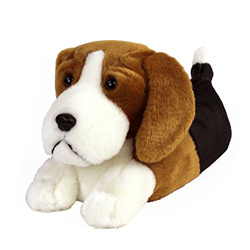 AnimalSlippers.com Beagle Slippers - Plush Dog Animal Slippers