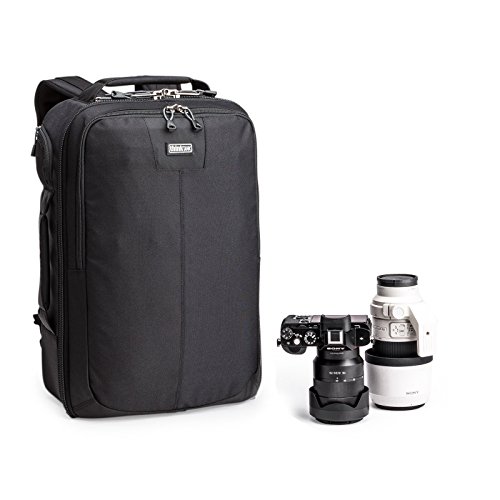 Think Tank Airport Essentials Backpack for Standard DSLR System, 300mm f/2.8/iPad/13' Laptop, Small