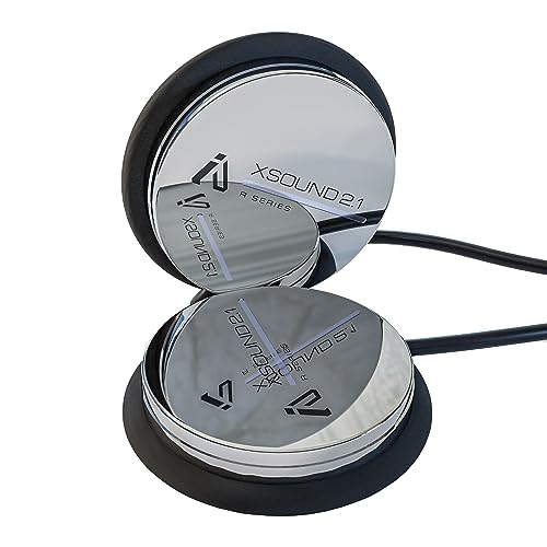 I A S U S High Performance Helmet Speaker Headphones with a 3.5mm Earbud Audio Jack Compatible with Most Helmet Comm Systems - The XSound 2.1 R fits in Most Ski, Snowboard and Motorcycle Helmets