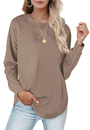 XIEERDUO Long Sweatshirts For Women Long Shirts To Wear With Leggings Tunic Tops Xl