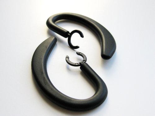 NICKSTON 2 Unbreakable Earhooks Compatible with Motorola HX1 Endeavor HX-1 and Finiti Wireless Headset Ear Hook Loop Clip Earhook Hooks Loops Clips Earloop Earclip Earloops