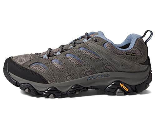 Merrell Women's Moab 3 Waterproof Hiking Shoe, Granite, 8.5