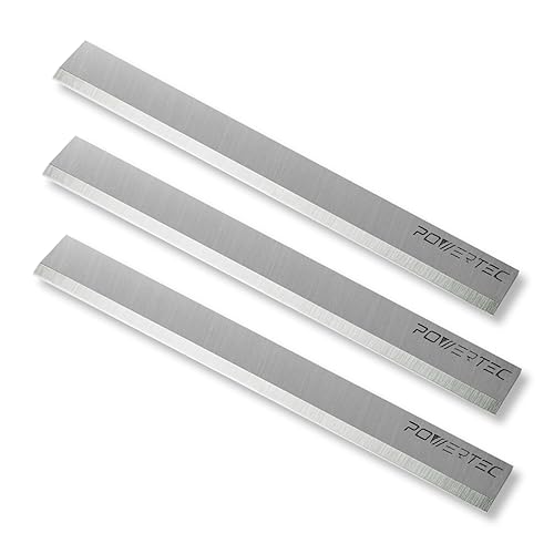 POWERTEC 6 Inch Jointer Blades for JET JJ-6CS Jointer, Replacement for 708457K Jointer Knives, Set of 3 (148033)