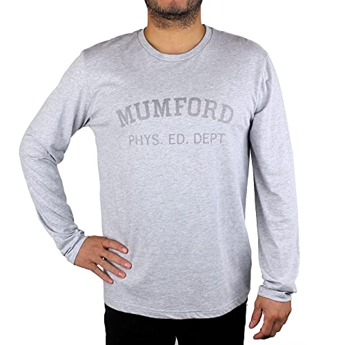 Cult Classic Shirts Mumford PHYS. Ed. Dept Shirt,Heathered Grey,Large
