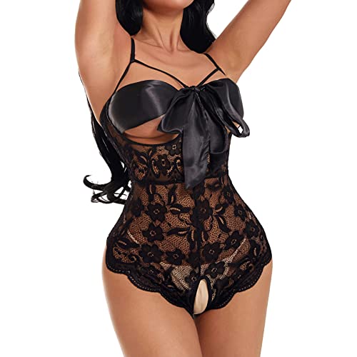 Lingerie Two Piece Set Lace Lingerie Sheer Nighty Set Lace Black Corset Top Womens Sleepwear Sexy Chiffon Lingerie Rob