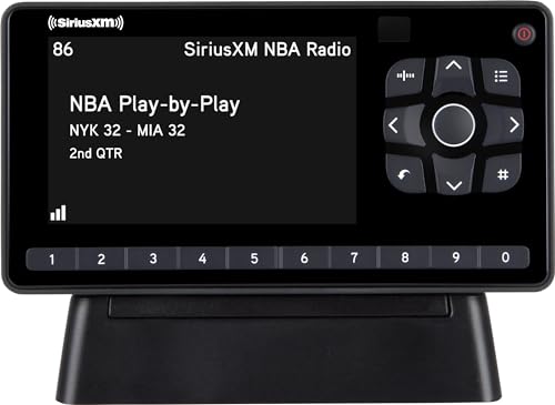 SiriusXM SXEZR1H1AZ1 Onyx EZR Satellite Radio with Home Kit, Enjoy SiriusXM on Your Home Stereo or Powered Speakers for as Low as $5/Month + $60 Service Card with Activation