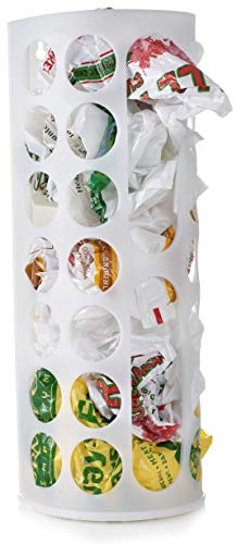 Handy Laundry Grocery Bag Storage Holder, Large Capacity Bag Dispenser, Neatly Store Plastic Shopping Bags & Keep Them Handy for Reuse, Access Holes Make Adding or Retrieving Bags Simple & Convenient