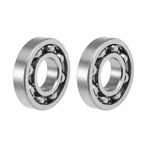 uxcell R8 Deep Groove Ball Bearing 1/2-inchx1-1/8-inchx1/4-inch Open Type Z2 Lever Bearings 2pcs