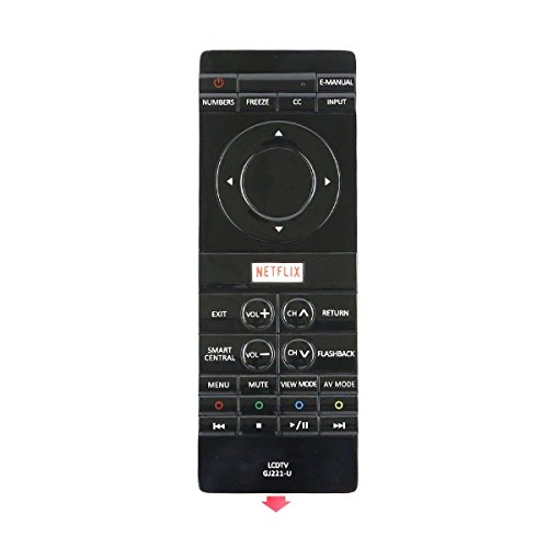 New GJ221-U Remote Control Work for Sharp LCD TV LC-43UB30U LC43UB30U LC-50UB30U LC50UB30U LC-55UB30U LC55UB30U LC-65UB30U LC65UB30U