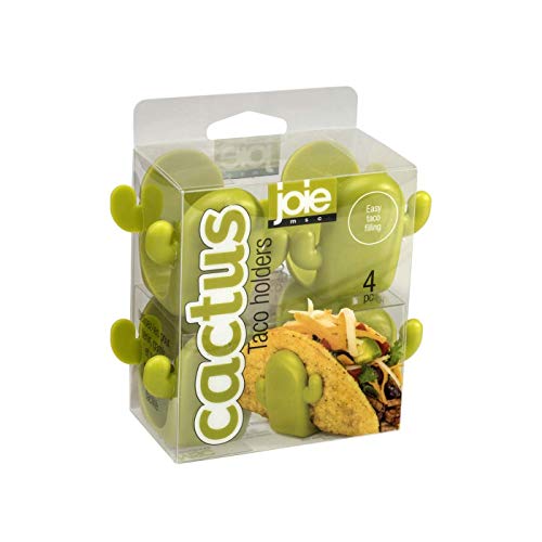 MSC International Joie Cactus Taco Holders, Plastic, Green, One Size, Greeb