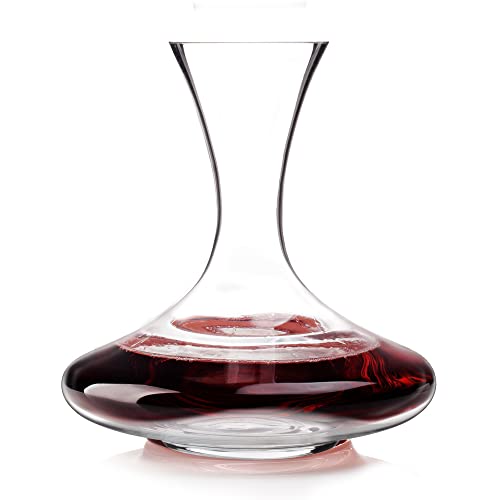 Luigi Bormioli Crescendo 68 Ounce Decanter, Crystal SON-hyx Glass, Made In Italy. Clear