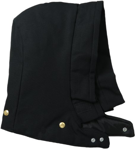 Carhartt mens Firm Duck Insulated Hood Winter Hat, Black, S XL US