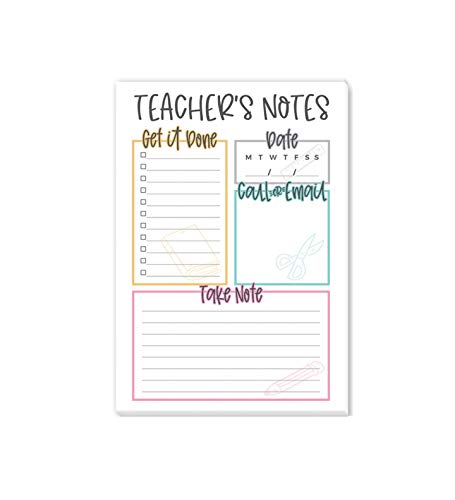 Teacher Notepad | Teacher Appreciation Gifts | Designed in the USA (Teacher Notepad)…