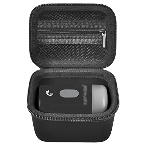 Case Compatible with FLEXTAILGEAR Portable Air Pump MP2 Pro/Tiny Electric Air Pump, Holder for Max Pump 2 Pro Mattress Pump, Box with Mesh Pocket for 5Pcs Nozzle and Charging Cable-Case Only (Black)
