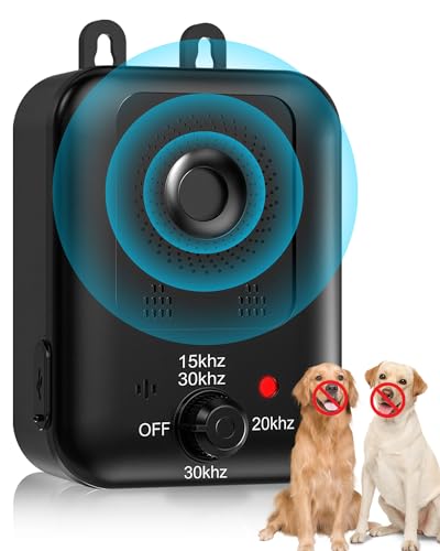 coprisin Anti Barking Devices, Auto Dog Bark Control Devices with 3 Modes, Rechargeable Ultrasonic Bark Box Dog Barking Deterrent Devices, Effective Stop Barking Dog Devices for Indoor & Outdoor Dogs