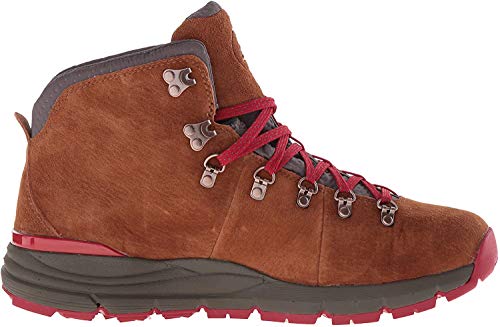 Danner Men's Mountain 600 4.5' Hiking Boot, Brown/Red, 10.5 D US