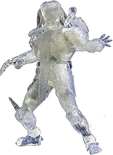 Hiya Toys Alien vs. Predator: Invisible Scar Predator 1:18 Scale Action Figure, Multicolor