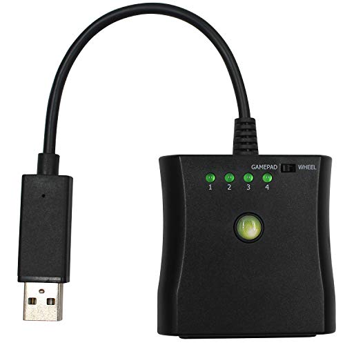 OSTENT PS2 to Xbox 360 Controller/Wheel/Dance Pad Adapter Converter for Microsoft Xbox 360
