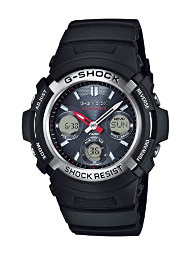 Casio G-Shock MB-6 AWGM100-1A Atomic Solar Ana-Digi Multi-Ba Black