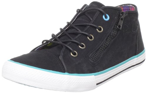 Philip Simon Women's Yohan Low Top Sneaker,Black,9 M US