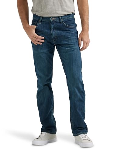 Wrangler Authentics Men's Classic 5-Pocket Regular Fit Jean, Twilight Flex, 40W x 32L