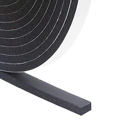Foam Insulation Tape, Weather Stripping Seal Strip for Doors and Windows,Sliding Door,Soundproofing Door Seal,Weatherstrip,Air Conditioning Seal Strip (1/2In x 1/4In x 33Ft)