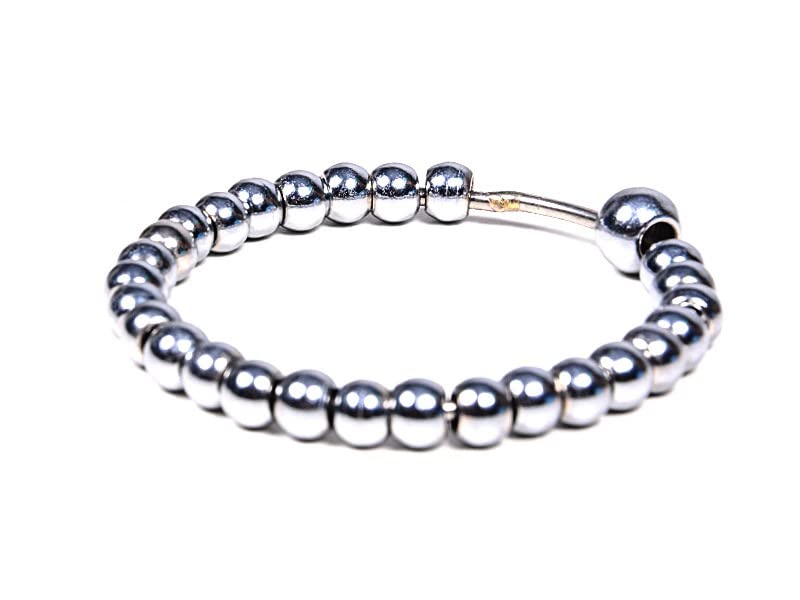 Simran Beads Punjabi Kada Sikh Kada Made Of Sarbloh | Sarb Loh | Men and Women | Tarsem Jassar Style, 6.20 Cm Inner Diamater, Iron