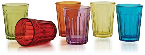 Circleware Skyline Whiskey Shot Glasses, Set of 6, Fun Heavy Base Home and Kitchen Entertainment Beverage Drinking Glassware for Liquor and Bar Barrel Dining Décor Cups, 2 oz