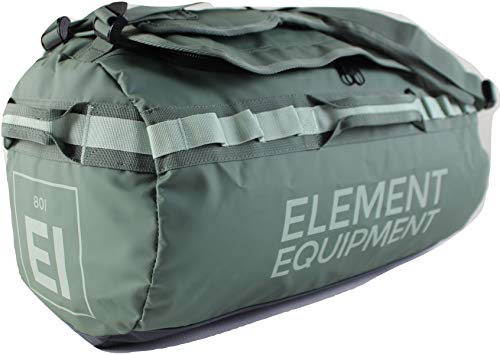 Element Equipment Trailhead Duffel Bag Shoulder Straps Waterproof Olive/Green Medium
