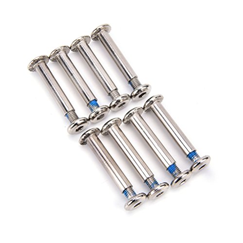 8pcs/Set Skate Shoes Axles Roller Skates Parts Axle Male and Female Screws for Child Kid Or Adult Free Skating Inline Skates (31MM)