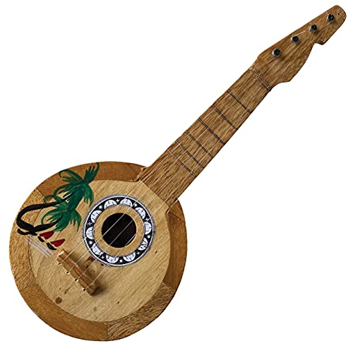 Beistle 50820 Coconut Ukulele, 17-Inch