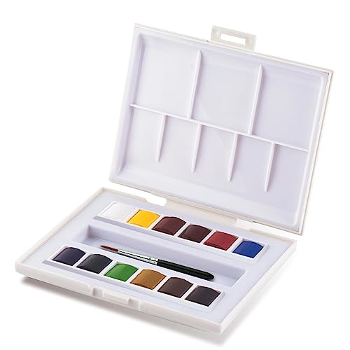 Sennelier La Petite Aquarelle Watercolor Set, 1 Count (Pack of 1), Multicolor