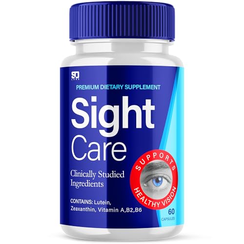 Sight Care 20/20 Vision Vitamins - Sight Care Vision Support Supplement- Sight Care Supplement - Sight Care Eye Health- Sight Care Capsules Advanced Support Formula for Eye Health Pills (60 Capsules)