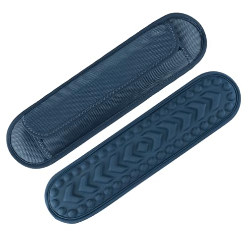 FIEIL 2 Pack Breathable Universal Shoulder Pad, 3D Cushion Air Backpack Strap Pads, for Shoulder Bags, Detachable Shoulder Strap Pad Pads Help Relieve Shoulder Pain(3D Air Cushion-Sapphire Blue)