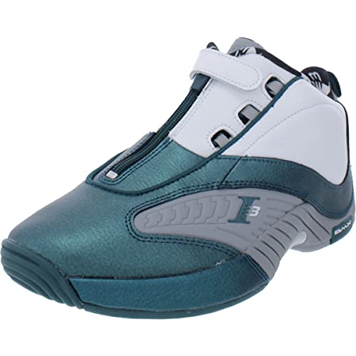 Reebok Mens Answer IV Sport Active Basketball Shoes Green 9.5 Medium (D)