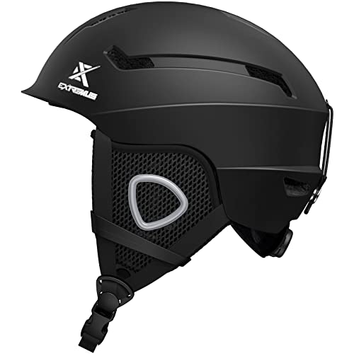 Extremus Snow Bound Ski Helmet - Impact Resistance Ventilation Snowboard Helmets with Removable Fleece Liners, Safety-Certified Snow Helmet for Adults
