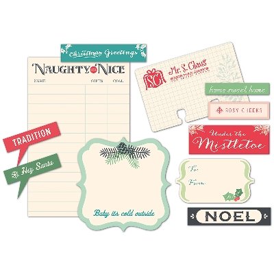 October Afternoon SN-DC-1249 Silent Night Cardstock Die-Cuts-Doo-Dads