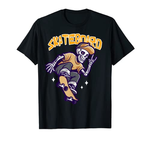 Santa Cruz Skateboard California Funny Skeleton Skating T-Shirt