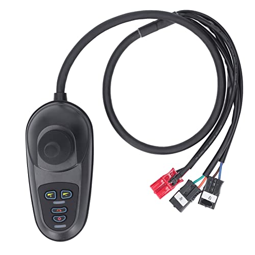Wheelchair Joystick Controller, DC 24V 50A Electric Wheelchair Joystick Controller with Brake Controller for Electric, Motor Speed Controllers