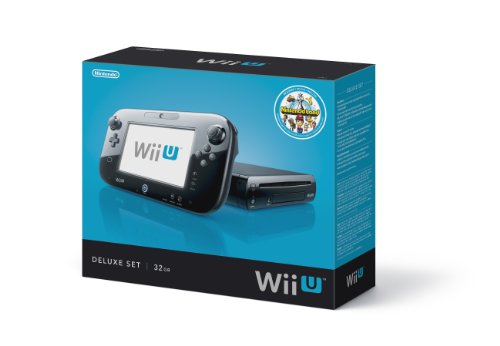 Nintendo Wii U Console - Black Deluxe Set