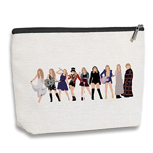 Music Lover Gifts for Women, Album Inspired Gift, Song Lovers Gift, Makeup Bag Gifts for Mom Daughter Sister Friend BFF Girls, Singer's Merchandise, Travel Toiletry Makeup Organizer Zipper Pouch