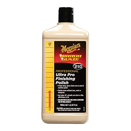 Meguiar's Professional Ultra Pro Finishing Polish M21032 - Achieve a Mirror-Like Finish on Your Car - Remove Swirls and Holograms While Increasing Gloss and Shine, 32 Oz